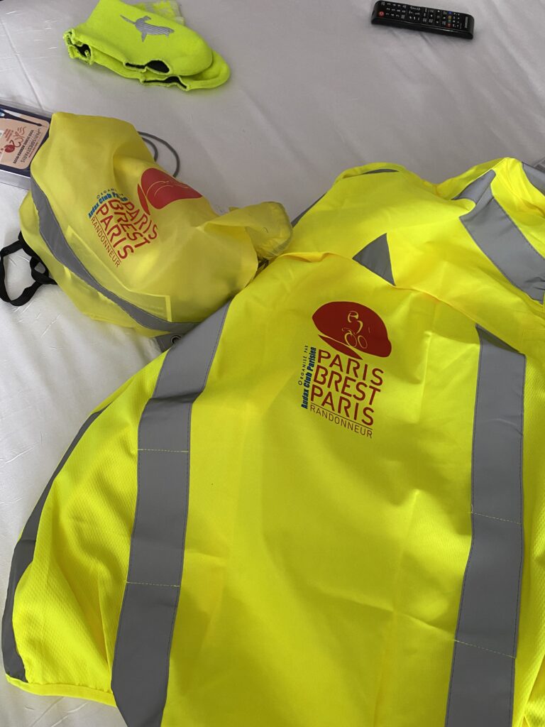 Hi-viz vest of Paris-Brest-Paris